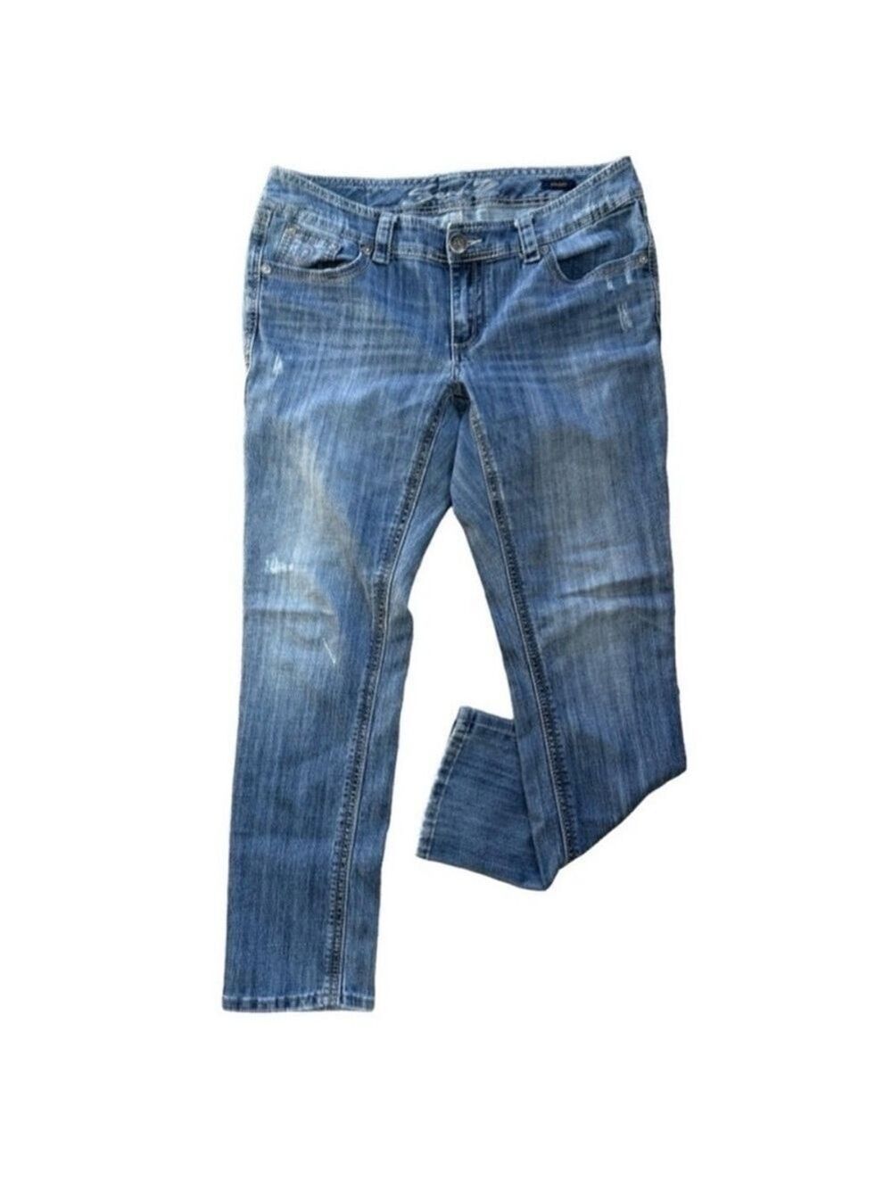 SEVEN7 Mid Rise Straight Leg Jeans Size 14